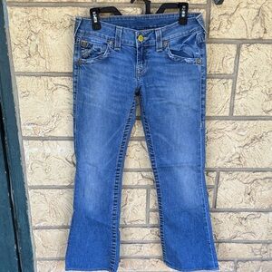 True Religion Boot Cut Jeans in Classic Blue Size 26 x 29